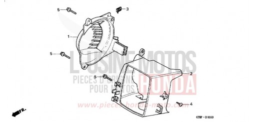 BUSE/ GAINE DE VENTILATEUR PK50MP de 1993
